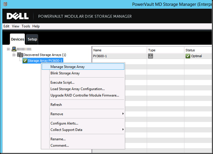 Upgrading The DELL MD3600F Controller Firmware Using the Modular Disk