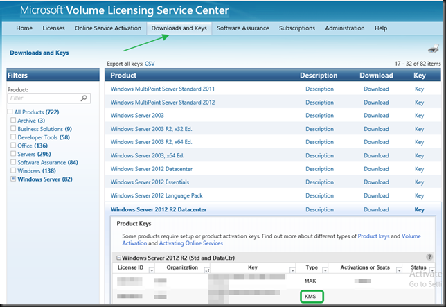 windows server 2019 kms host