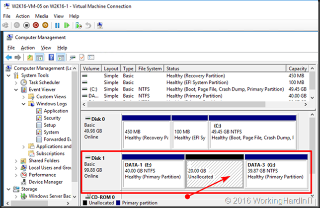 hyper v mount iso