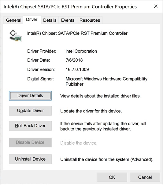 hp standard sata ahci controller driver windows 10 update