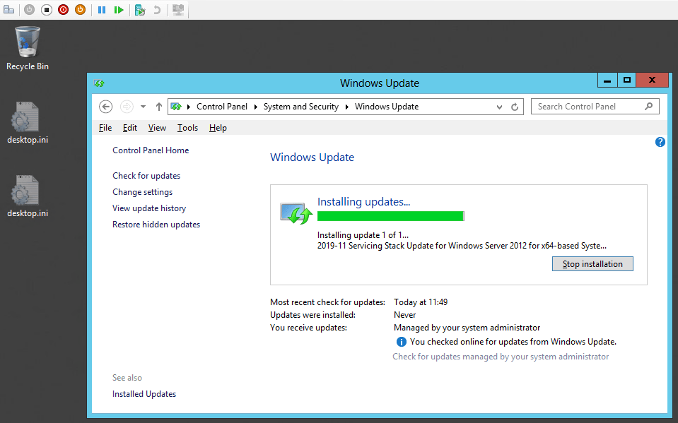 Windows Server 2012 Reboot After Updates – KKSPD