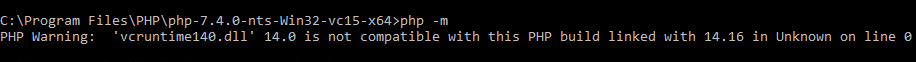 Resolve the 500 Internal Server Error for PHP 7.4 with IIS on Windows Server