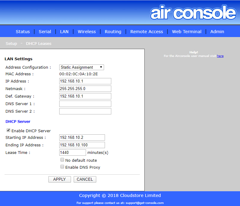 The Airconsole 2.0 Standard