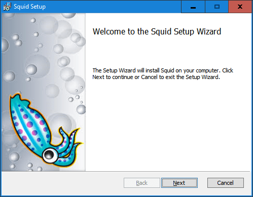 Squid for Windows and Veeam