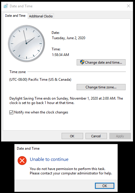 Use PowerShell to set the time zone 